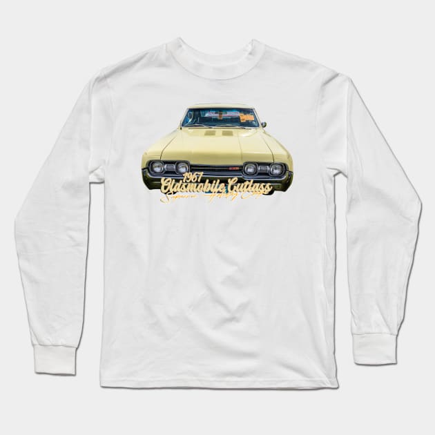 1967 Oldsmobile 442 Cutlass Supreme Holiday Coupe Long Sleeve T-Shirt by Gestalt Imagery